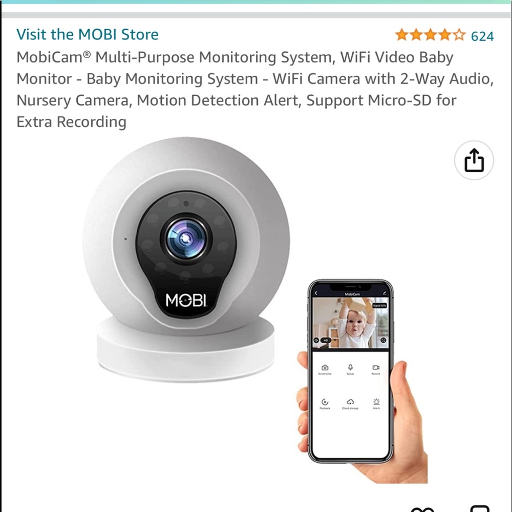 MobiCam Multi-Purpose WiFi Video Monitoring System